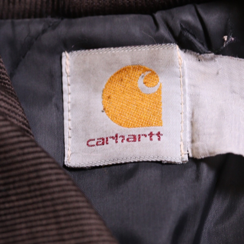 Vintage Carhartt Detroit Arctic Jacket Size Medium USA Made Faded Distressed - Picture 11 of 16